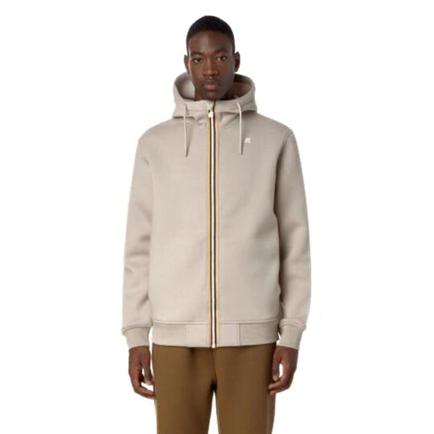 K - Way Felpa con zip Felpa Uomo Rainer Spacer Beige - Francavilla Moda